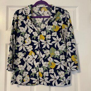 ZARA Trafaluc Floral Print Blazer